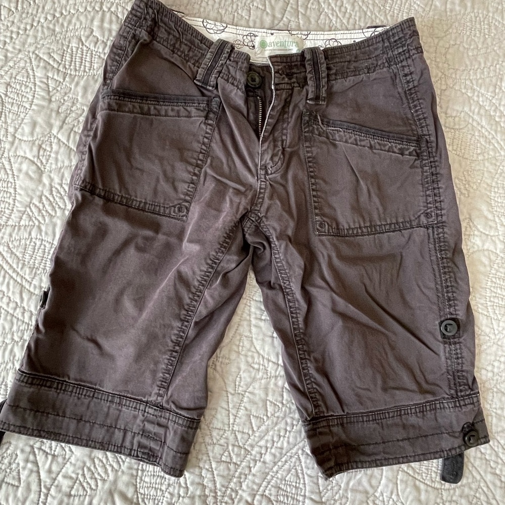 Aventura Arden V2 organic cotton shorts, faded black, 0